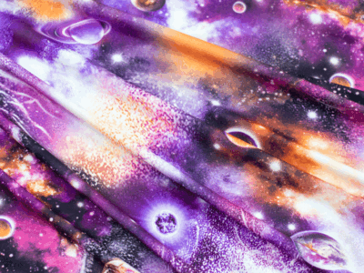 Double Brushed Polyester Jersey - Galaxy Purple