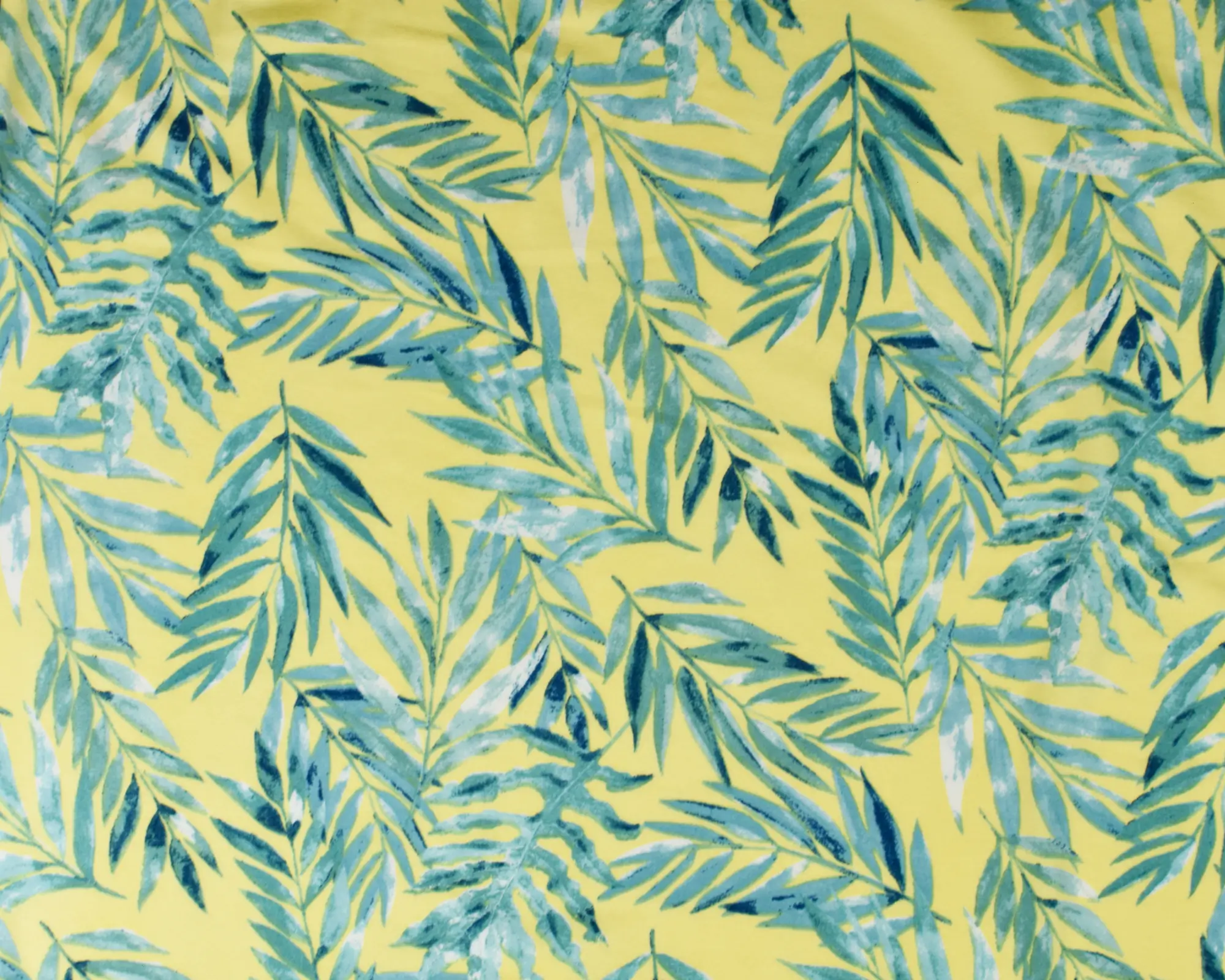 Double Brushed Polyester Jersey - Yellow/Green - Image 2