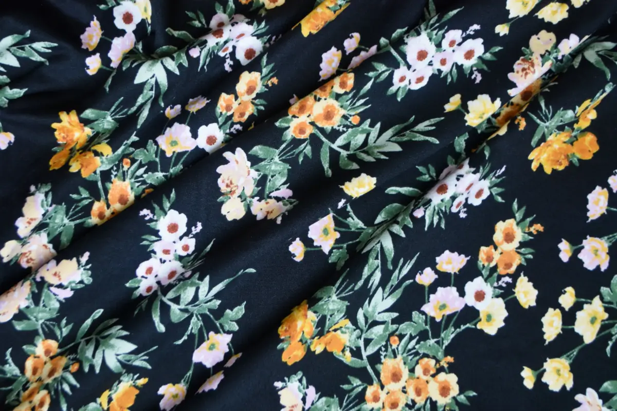 double brushed polyester spandex jersey fabric in ripple pattern to show texture