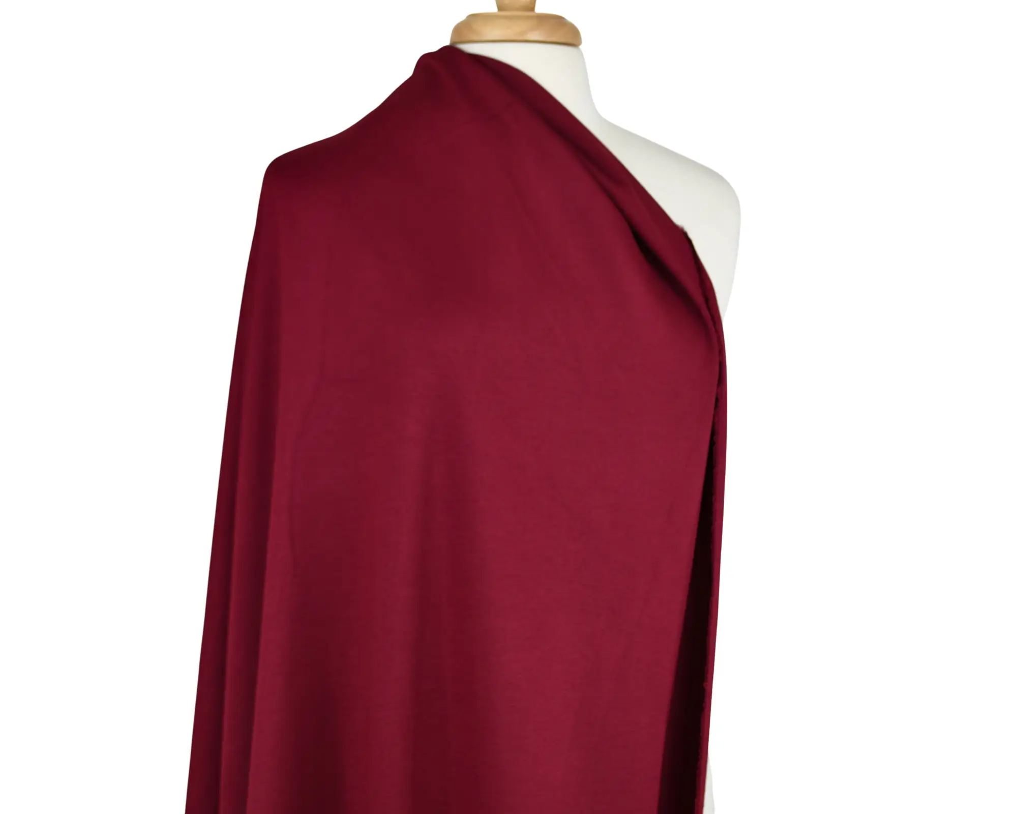 Ponte de Roma Double Knit - Maroon - Image 4