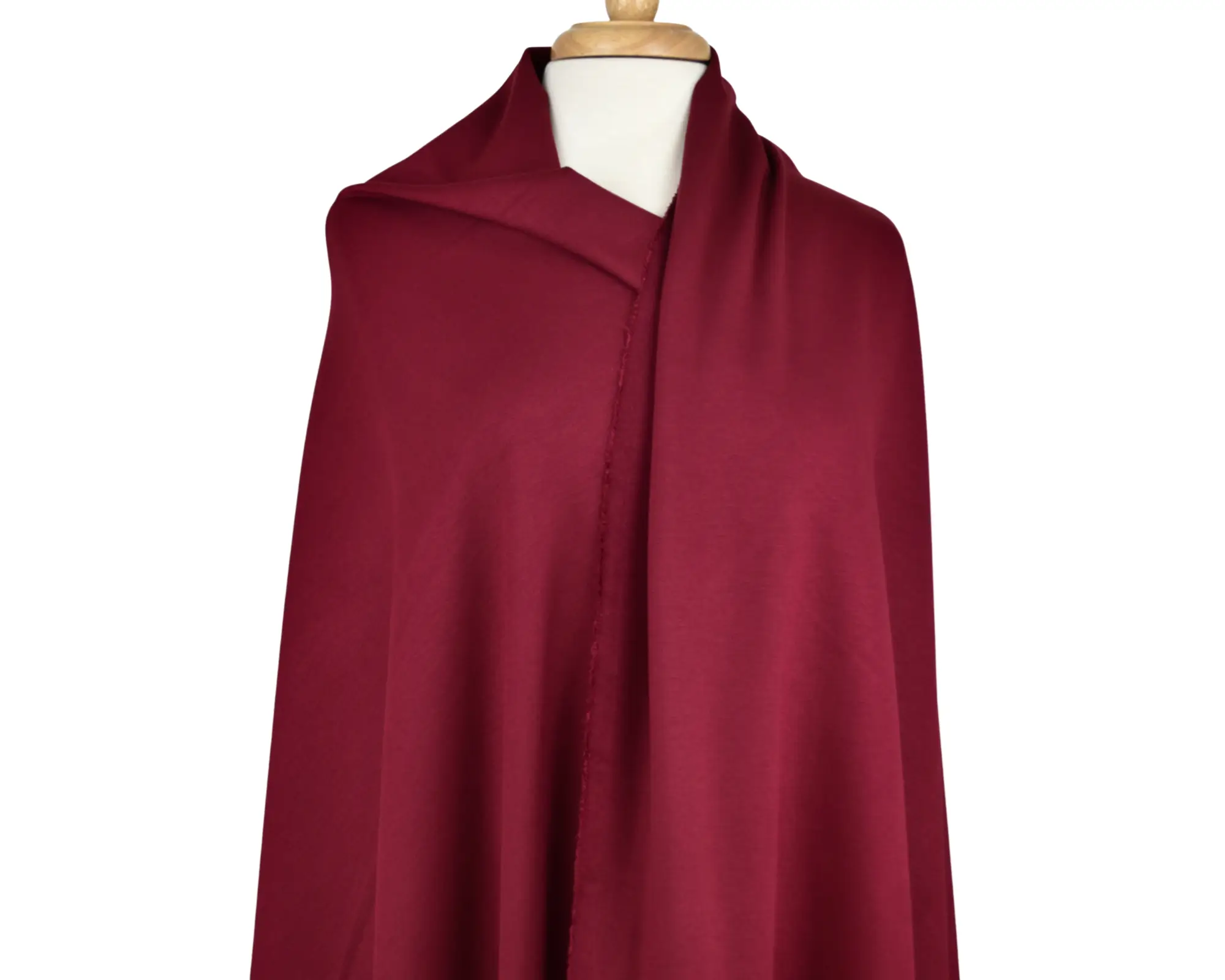 Ponte de Roma Double Knit - Maroon - Image 5