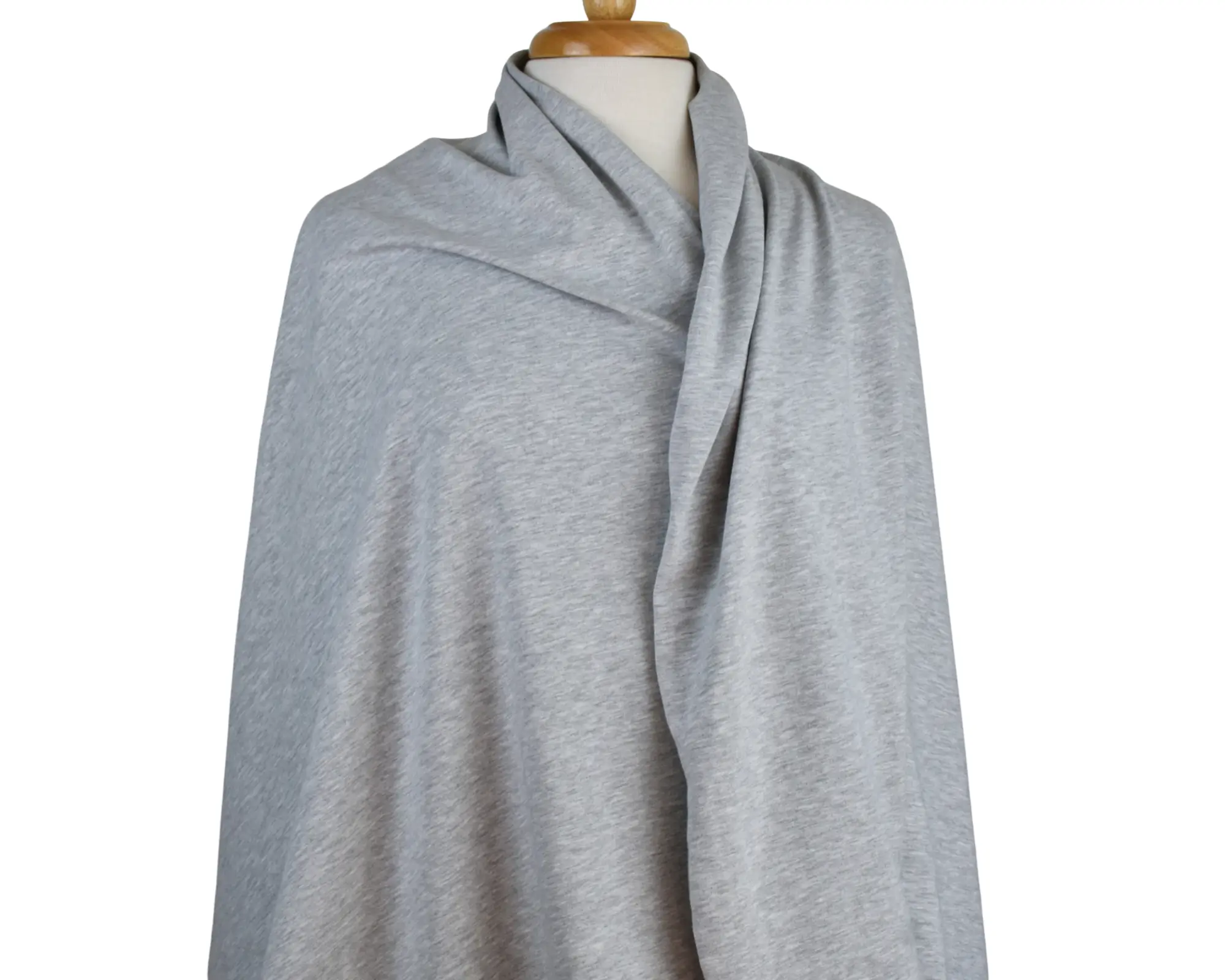 Cotton Jersey - Gray Heather - Image 5