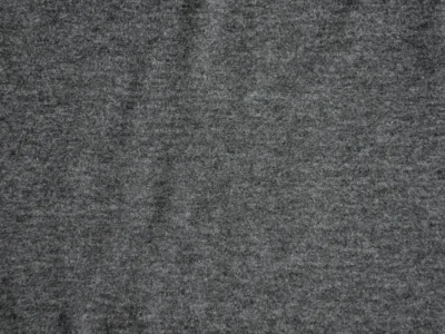 dark gray cotton jersey fabric laid flat