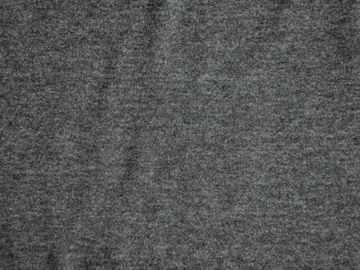 dark gray cotton jersey fabric laid flat