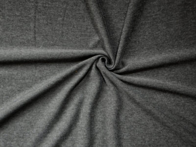 dark gray cotton spandex jersey in swirl pattern