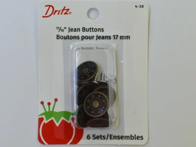 Dritz brand Jeans buttons