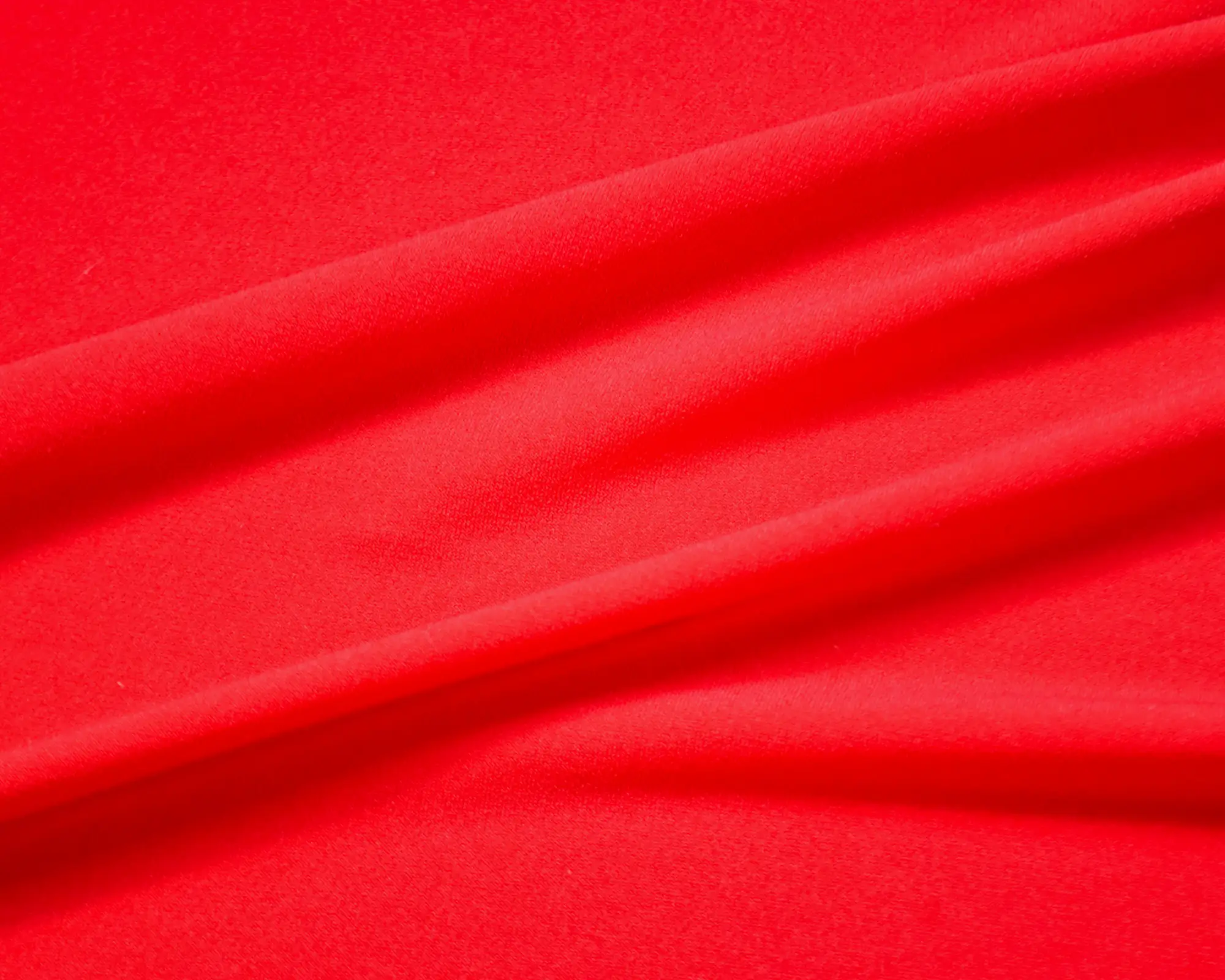 Polyester ITY Jersey - Red - Image 3
