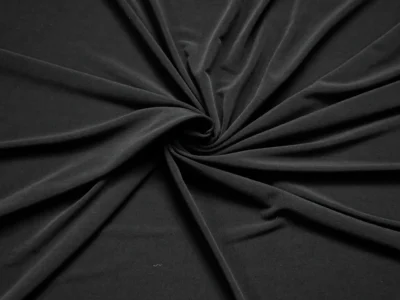 Polyester ITY Jersey - Black