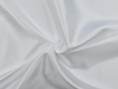 Polyester China Silk - White