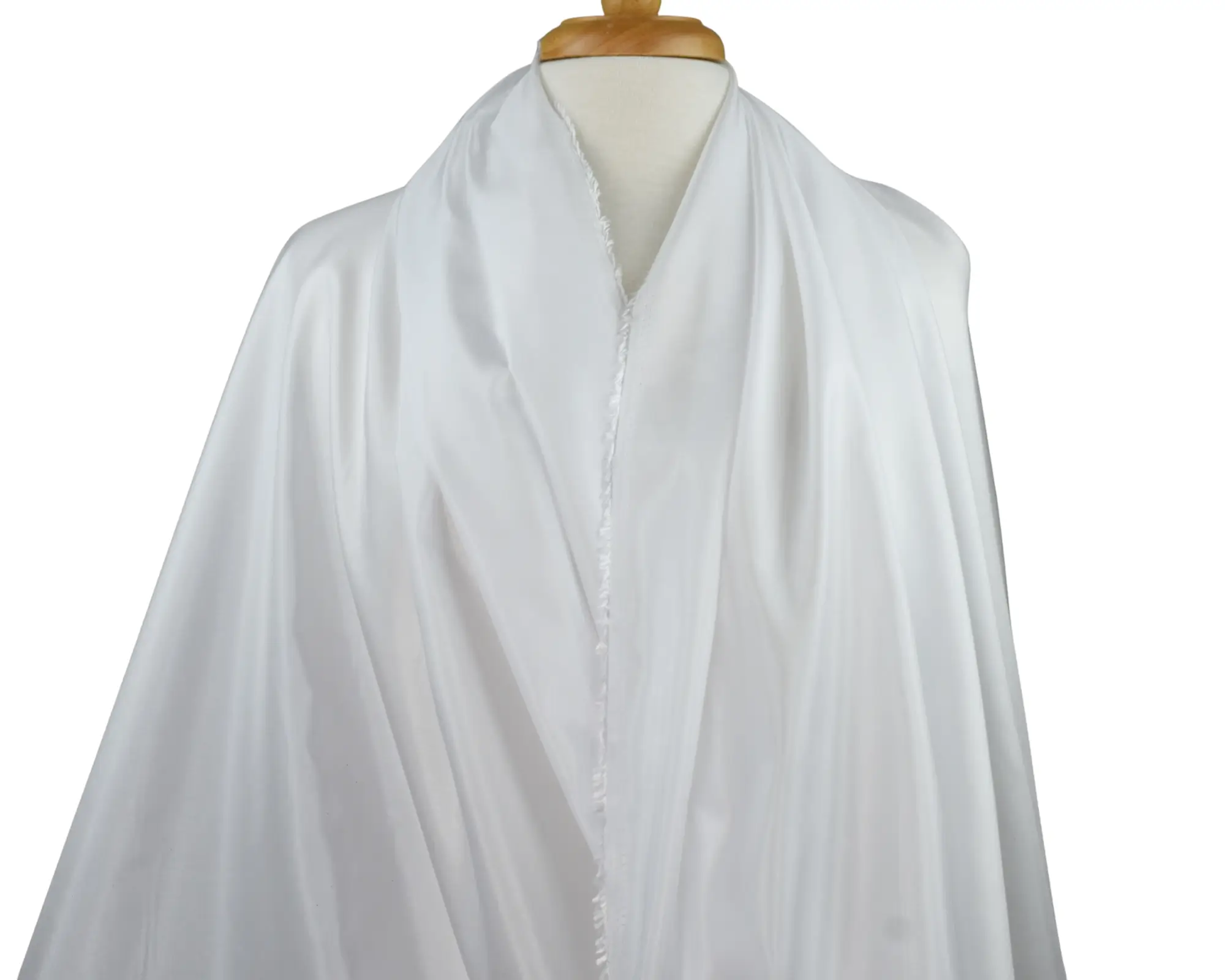 Polyester China Silk - White - Image 5