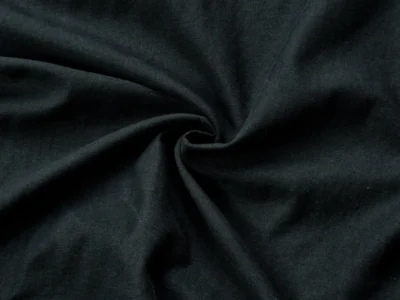 100% cotton twill fabric in black