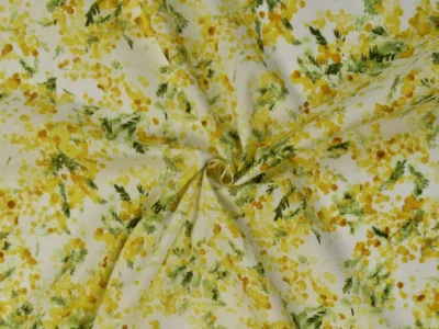 Kokka Cotton Lawn - Yellow Floral