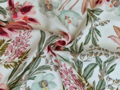 Rayon Crepe - Pink Floral