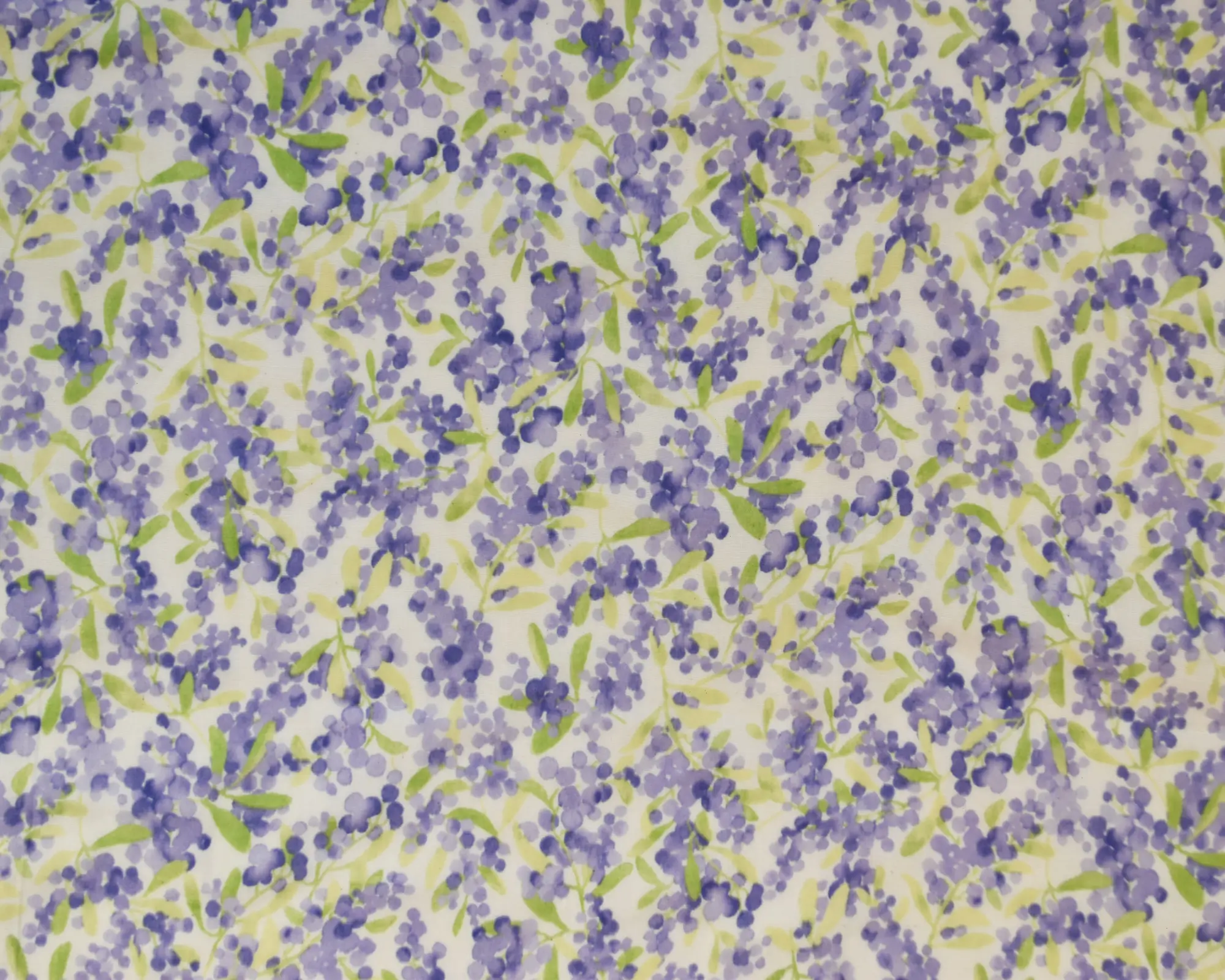 Kokka Cotton Double Gauze - Purple Floral - Image 2