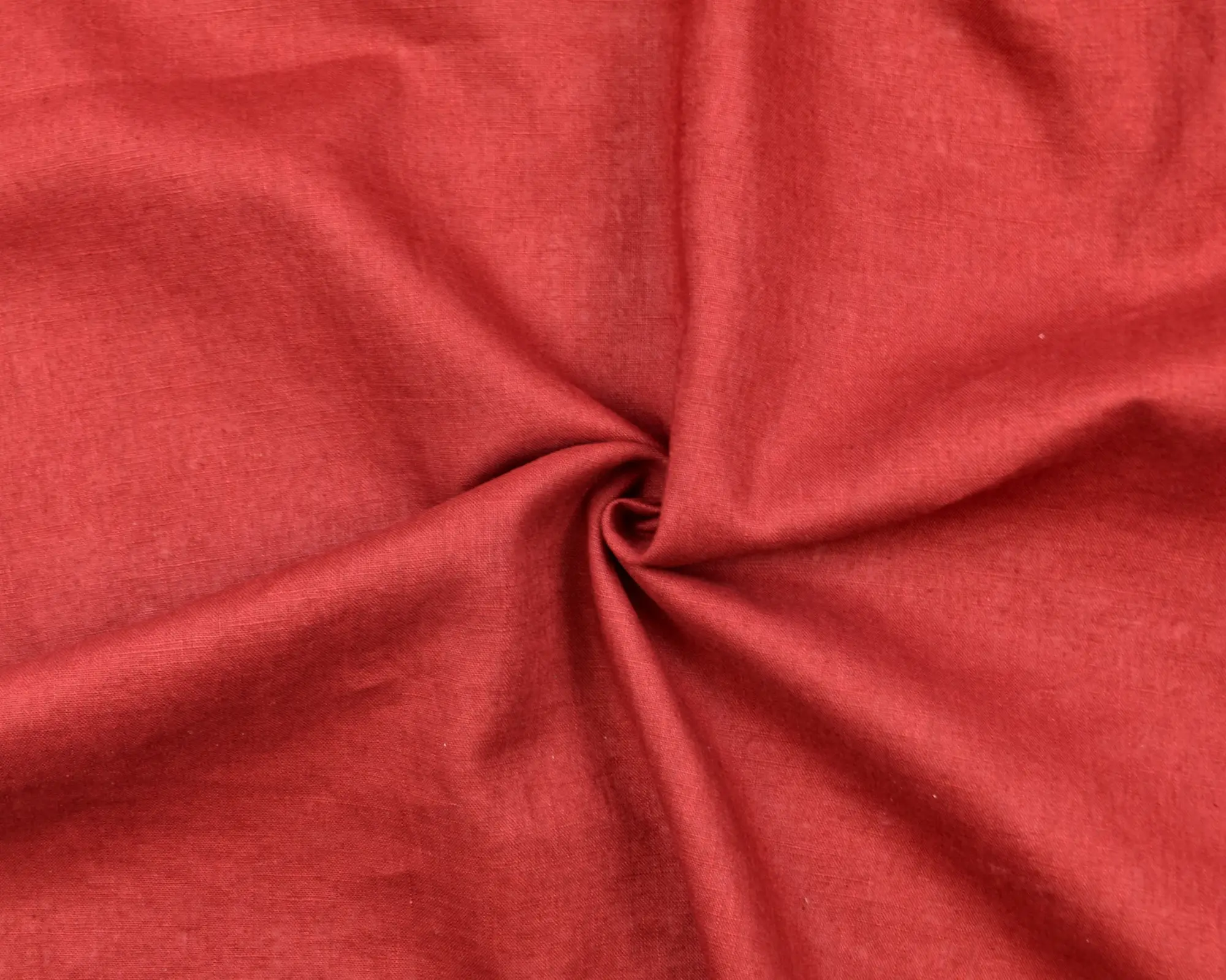 Washed Linen/Cotton Blend - Wine Red