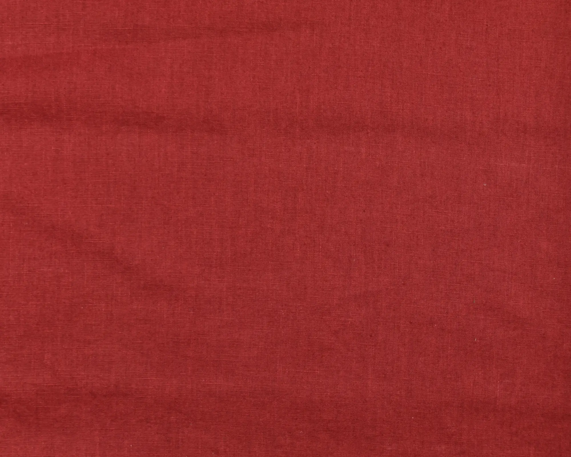 Washed Linen/Cotton Blend - Wine Red - Image 2