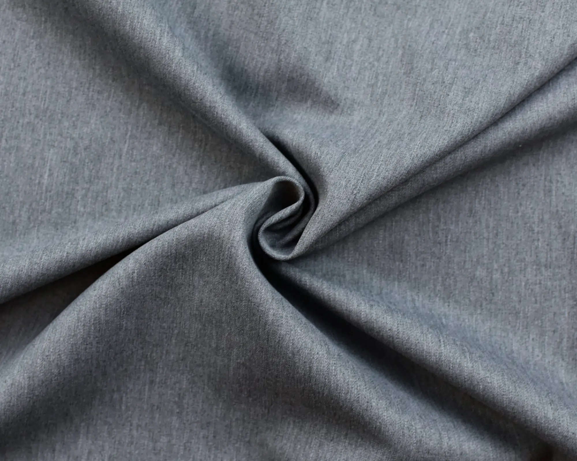 Microfiber Polyester Twill - Gray