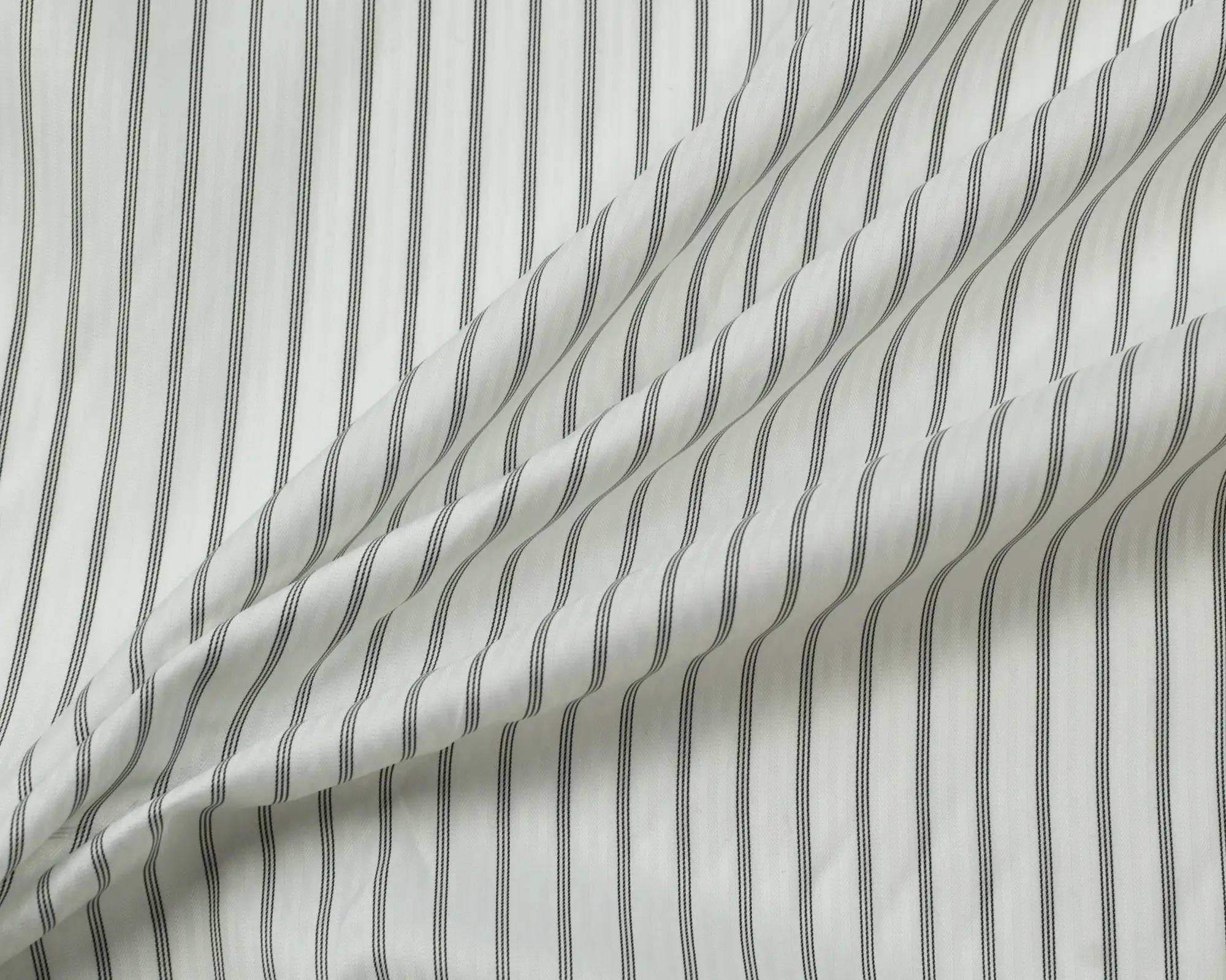 Polyester Lining - Pinstripe Herringbone - Image 4