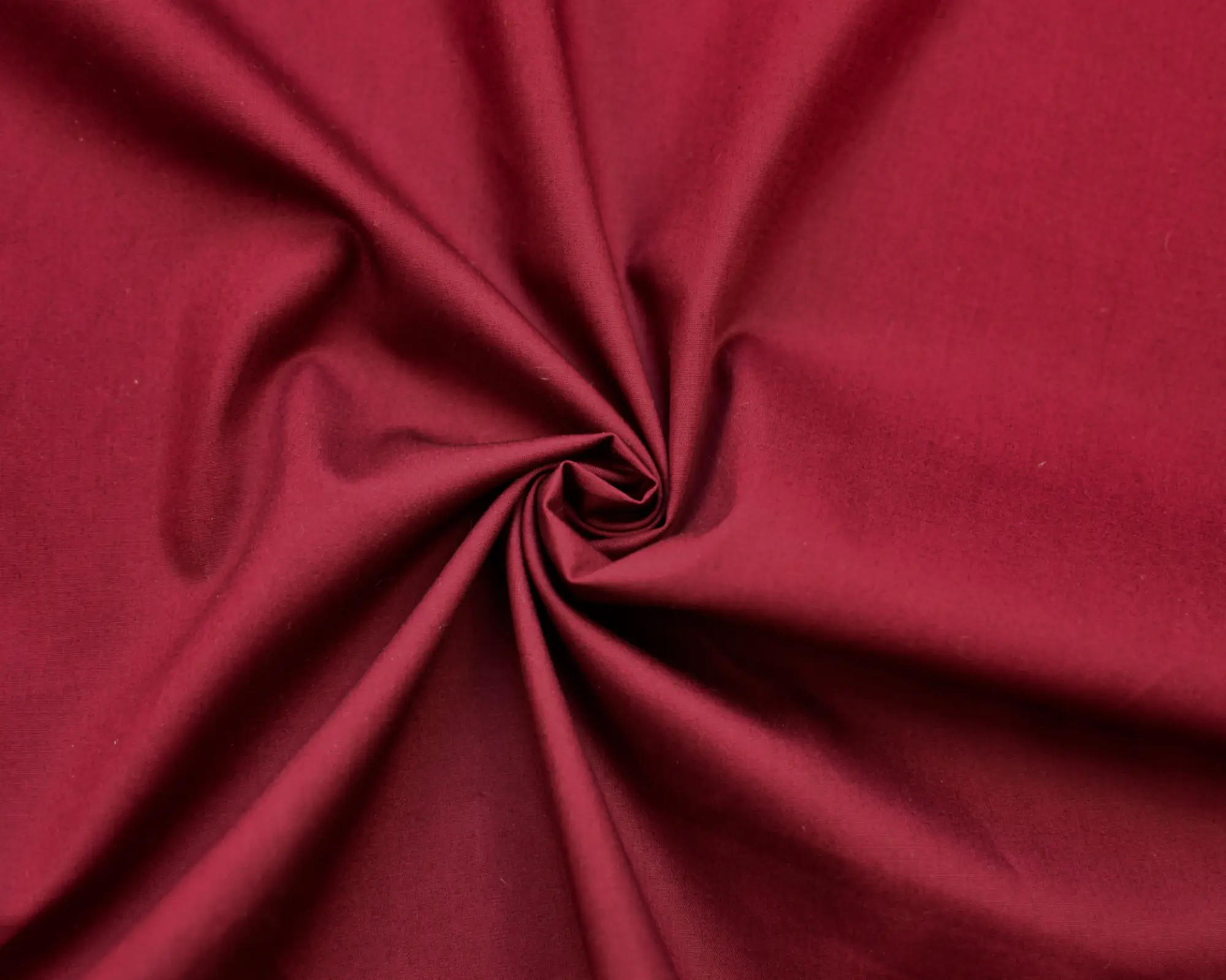 Organic Cotton Poplin - Wine Red