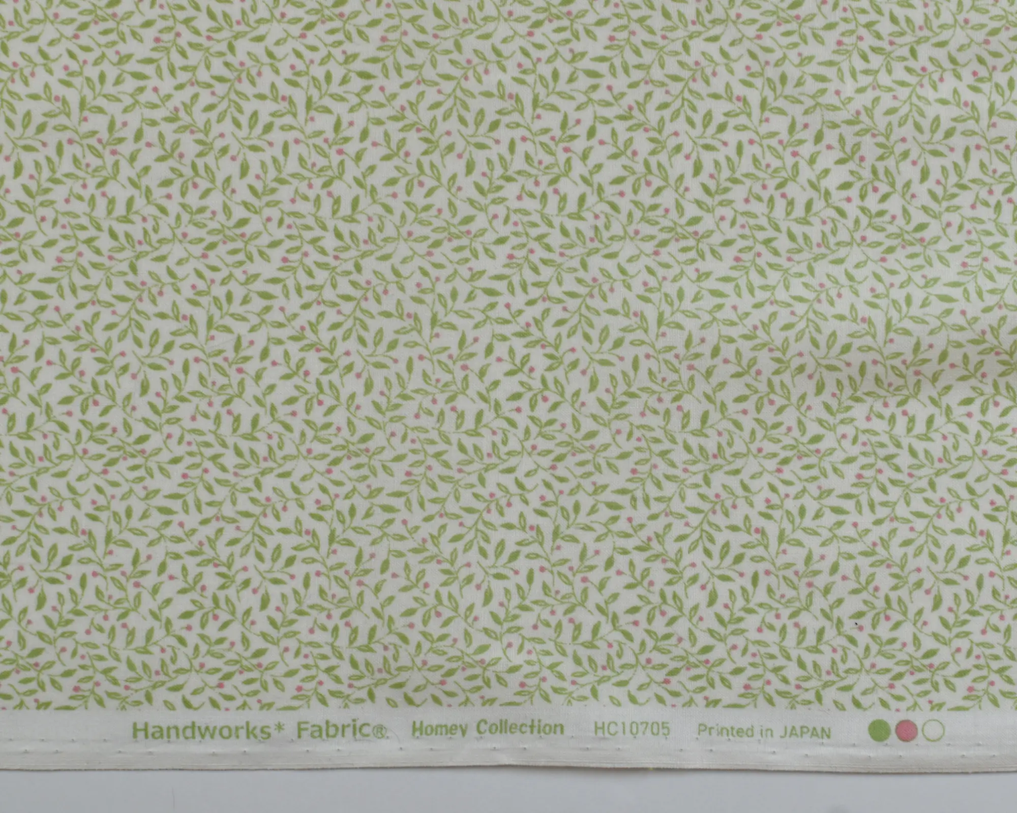 Cotton Broadcloth Shirting - Delicate Green Leaf - Image 5