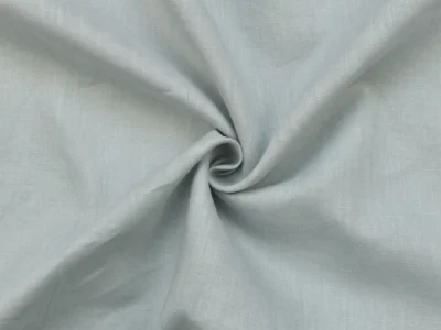 Washed Linen/Cotton Blend - Pale Blue