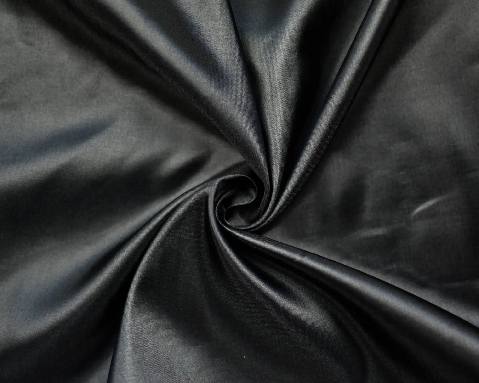 Polyester China Silk – Black
