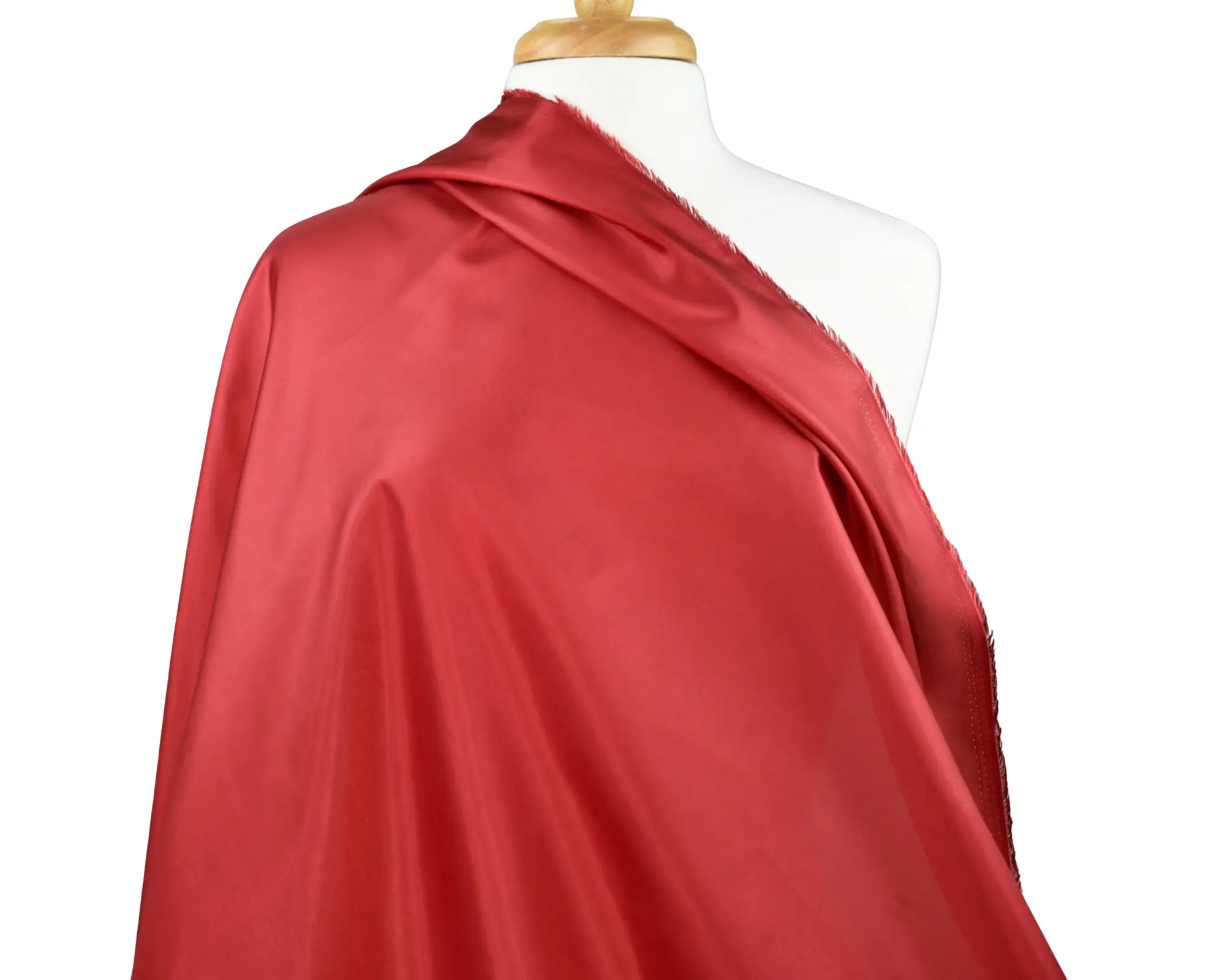 Polyester China Silk - Red - Image 4
