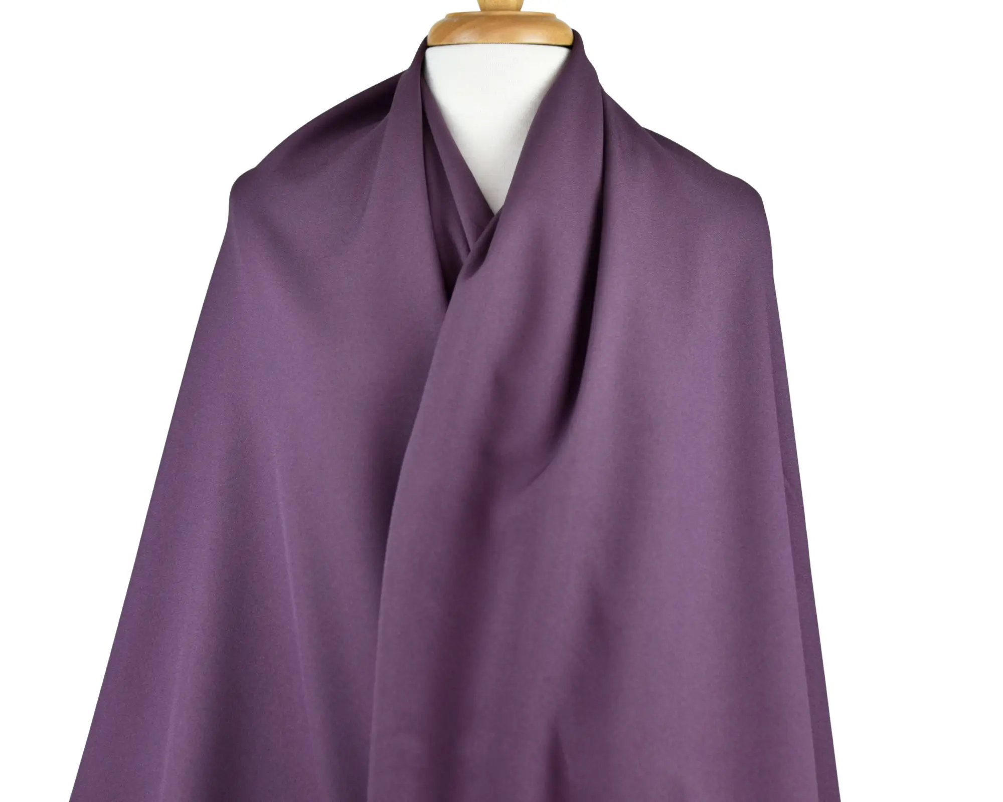 Stretch Polyester Crepe - Violet - Image 5