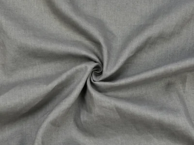 Washed Linen/Cotton Blend - Gray