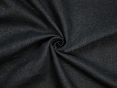 Linen/Cotton Blend - Black