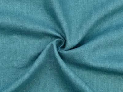 Washed Linen/Cotton Blend - Teal
