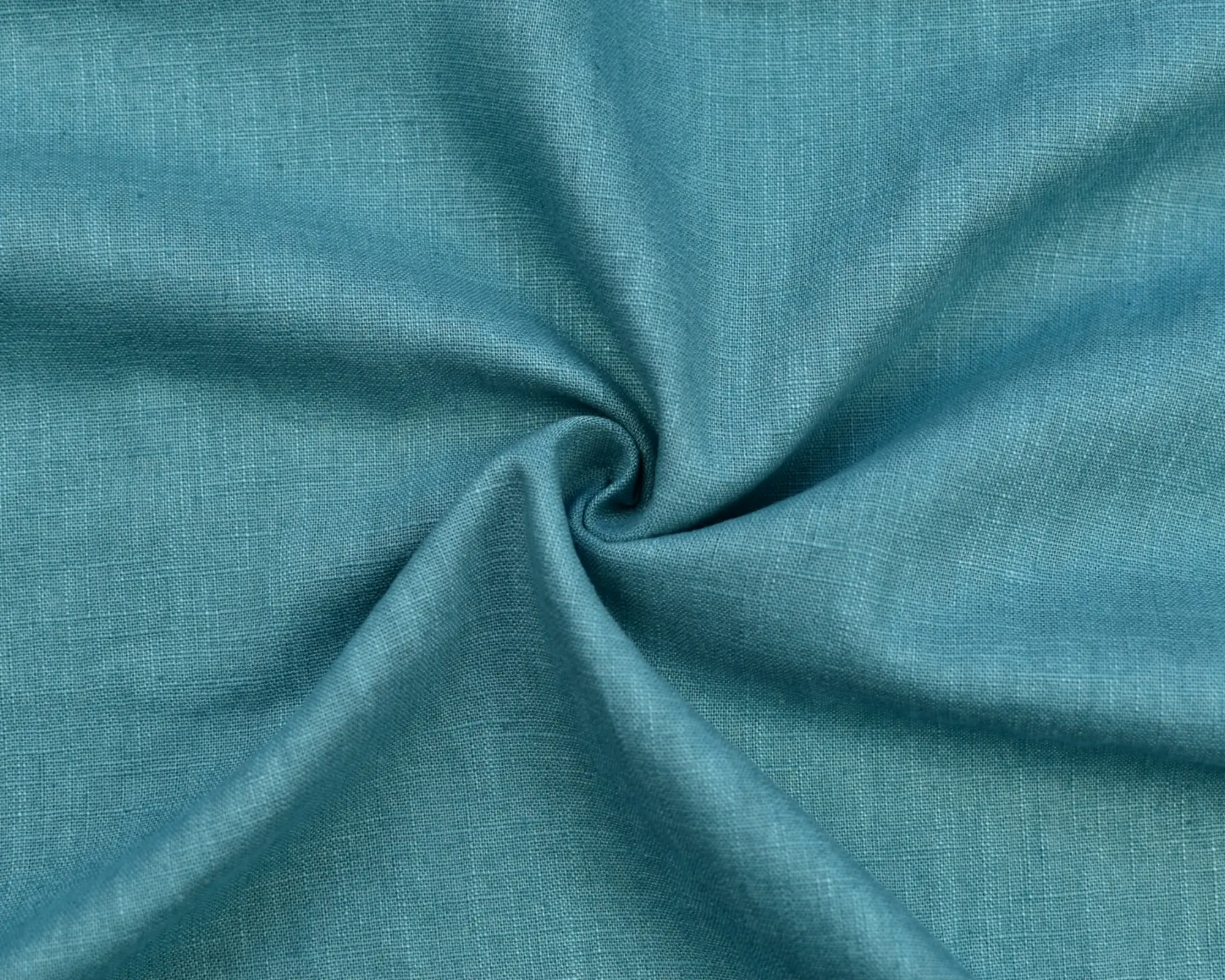 Washed Linen/Cotton Blend - Teal