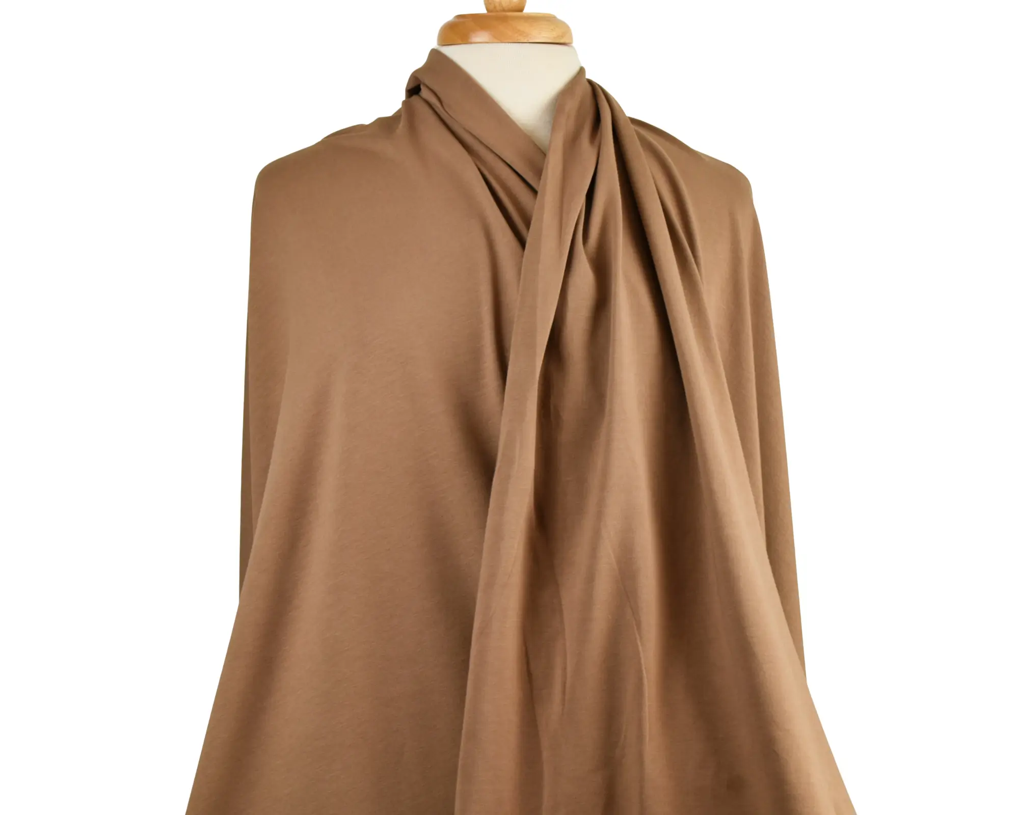 Cotton Jersey - Camel Brown - Image 5