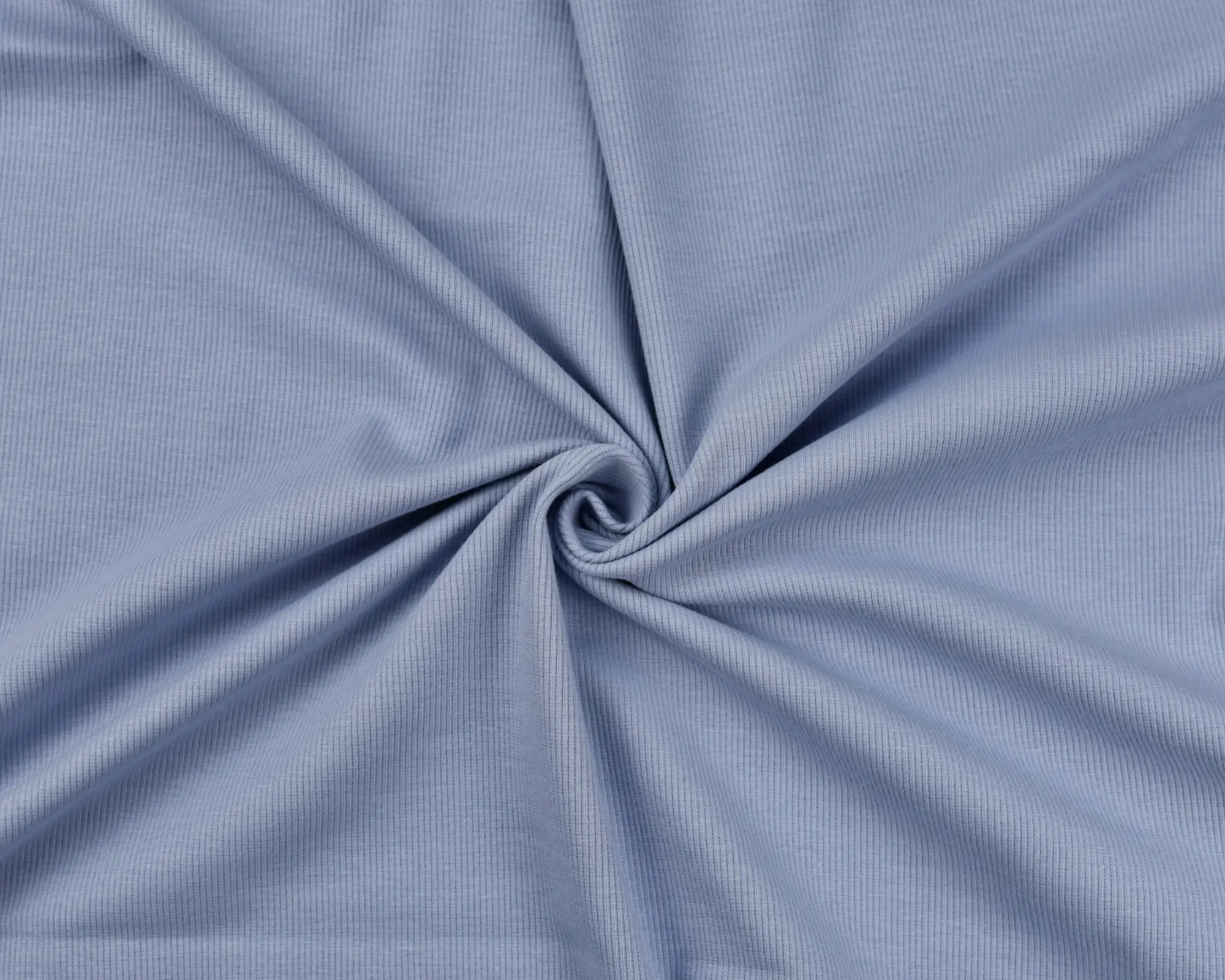Organic Cotton Rib Knit – Light Blue