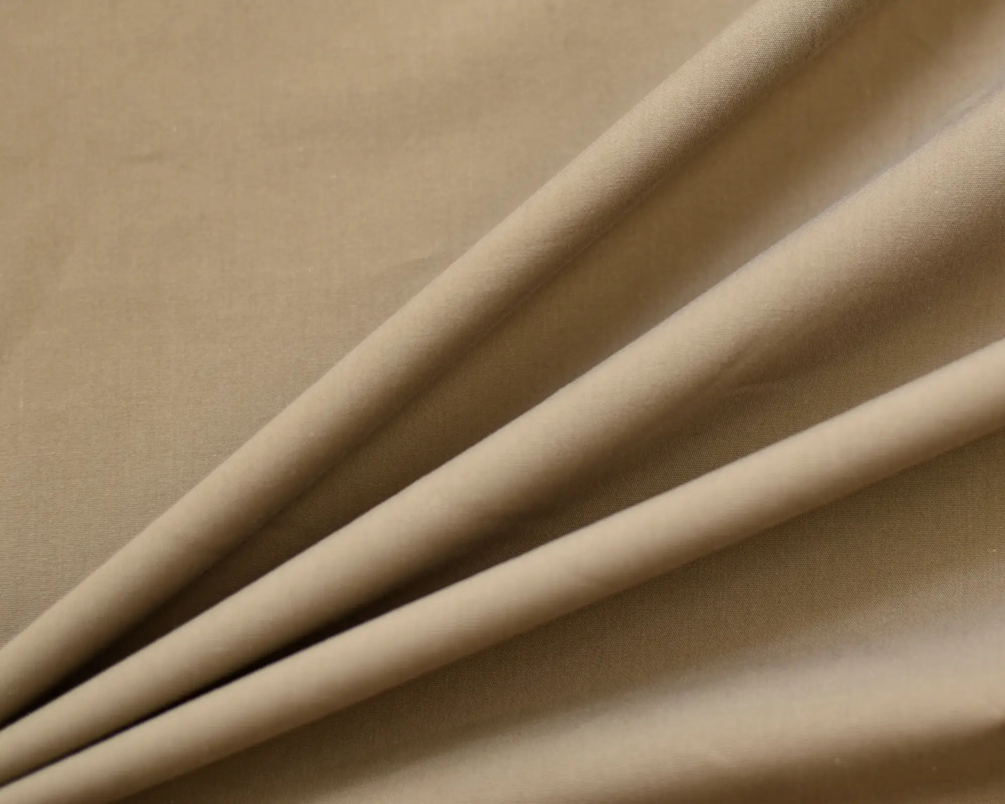 Organic Cotton Poplin - Taupe - Image 3