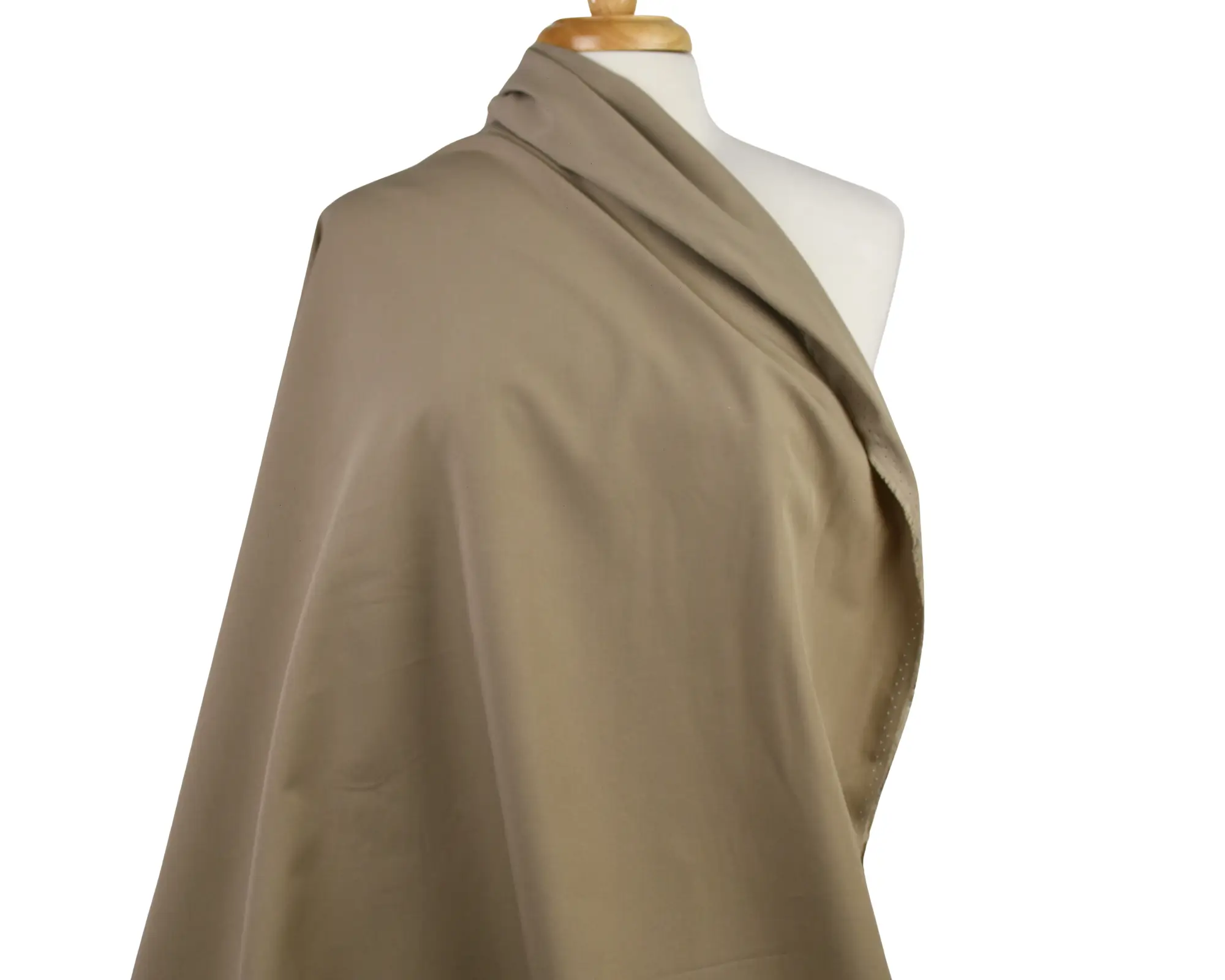 Organic Cotton Poplin - Taupe - Image 4