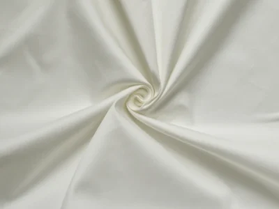 Stretch Cotton Sateen - Off-white
