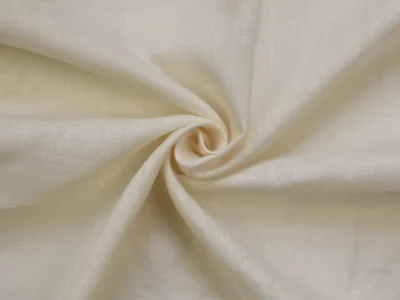 Washed Linen/Cotton Blend - Ecru