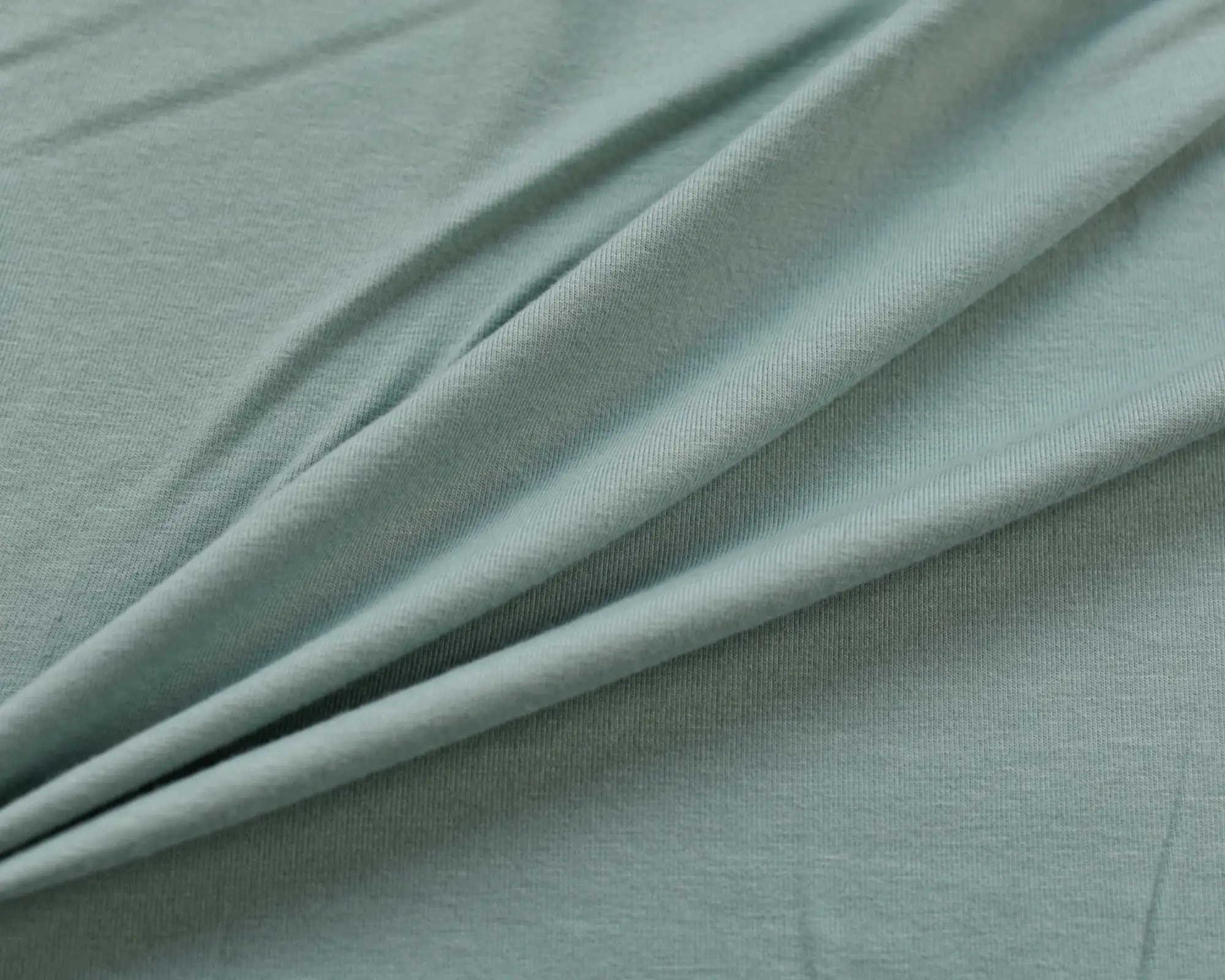 Bamboo Cotton Jersey - Teal - Image 3