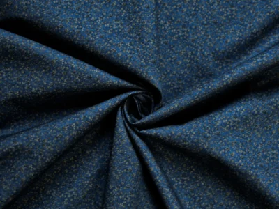 Designer Cotton Poplin - Blue Floral