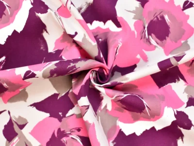 Designer Cotton - Abstract Pink Floral