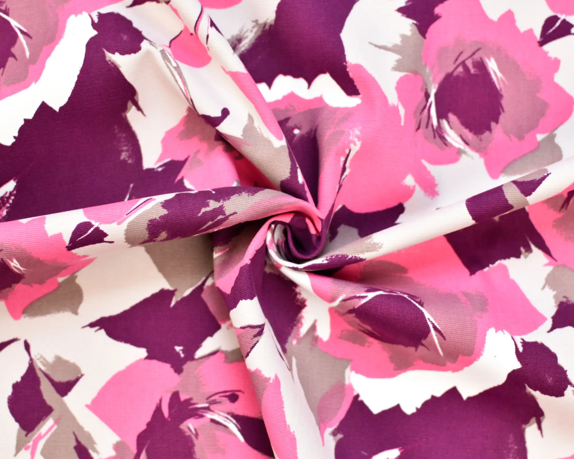 Designer Cotton - Abstract Pink Floral