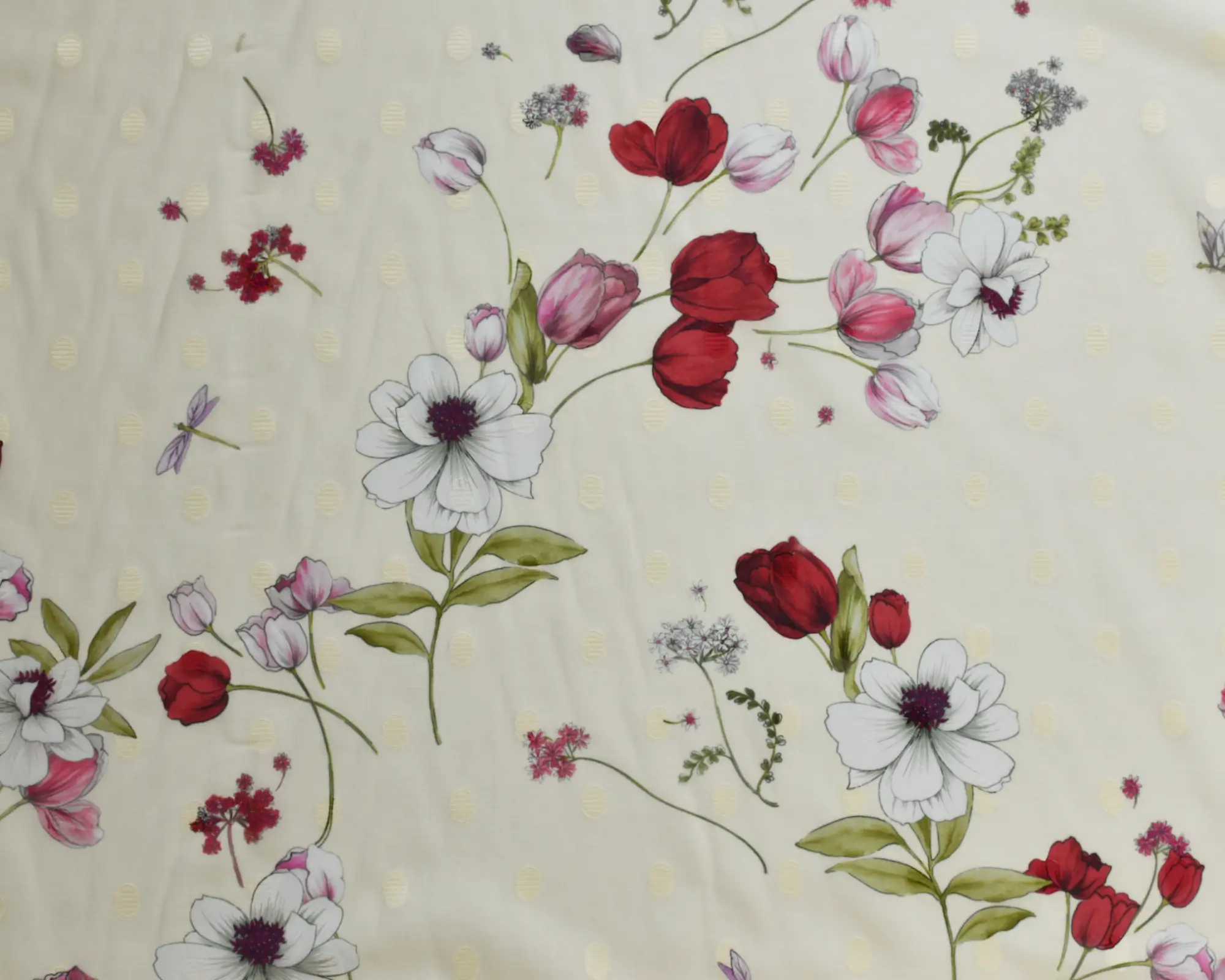 Cotton Fil Coupe - Tulip Print - Image 2
