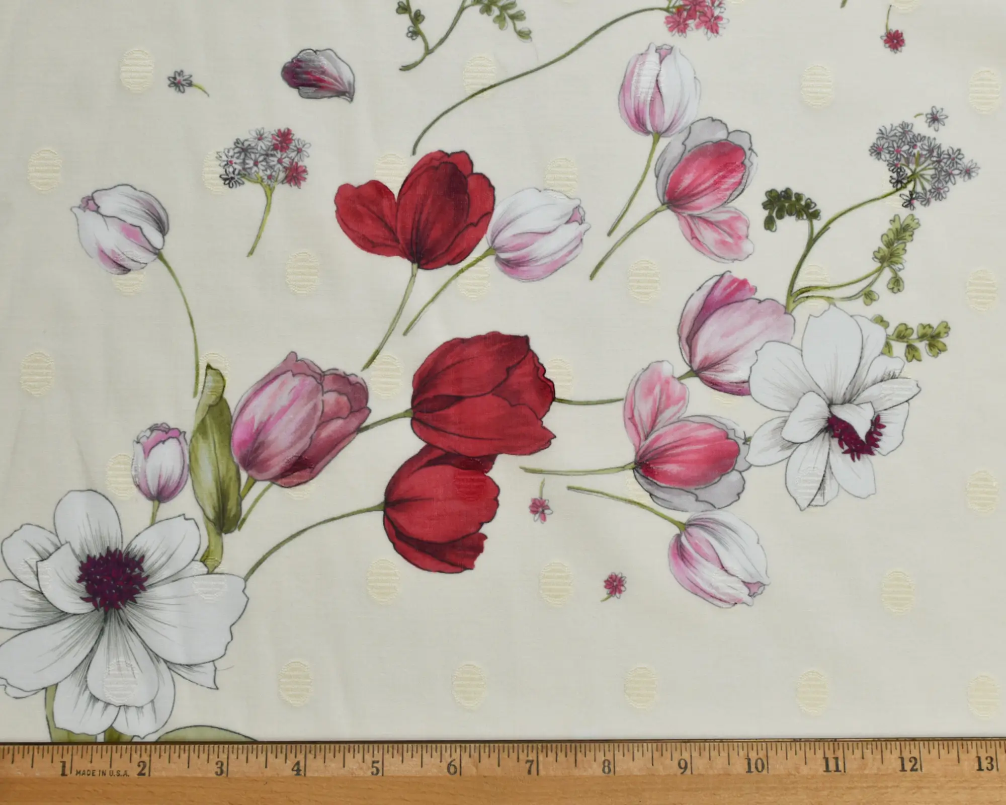 Cotton Fil Coupe - Tulip Print - Image 3