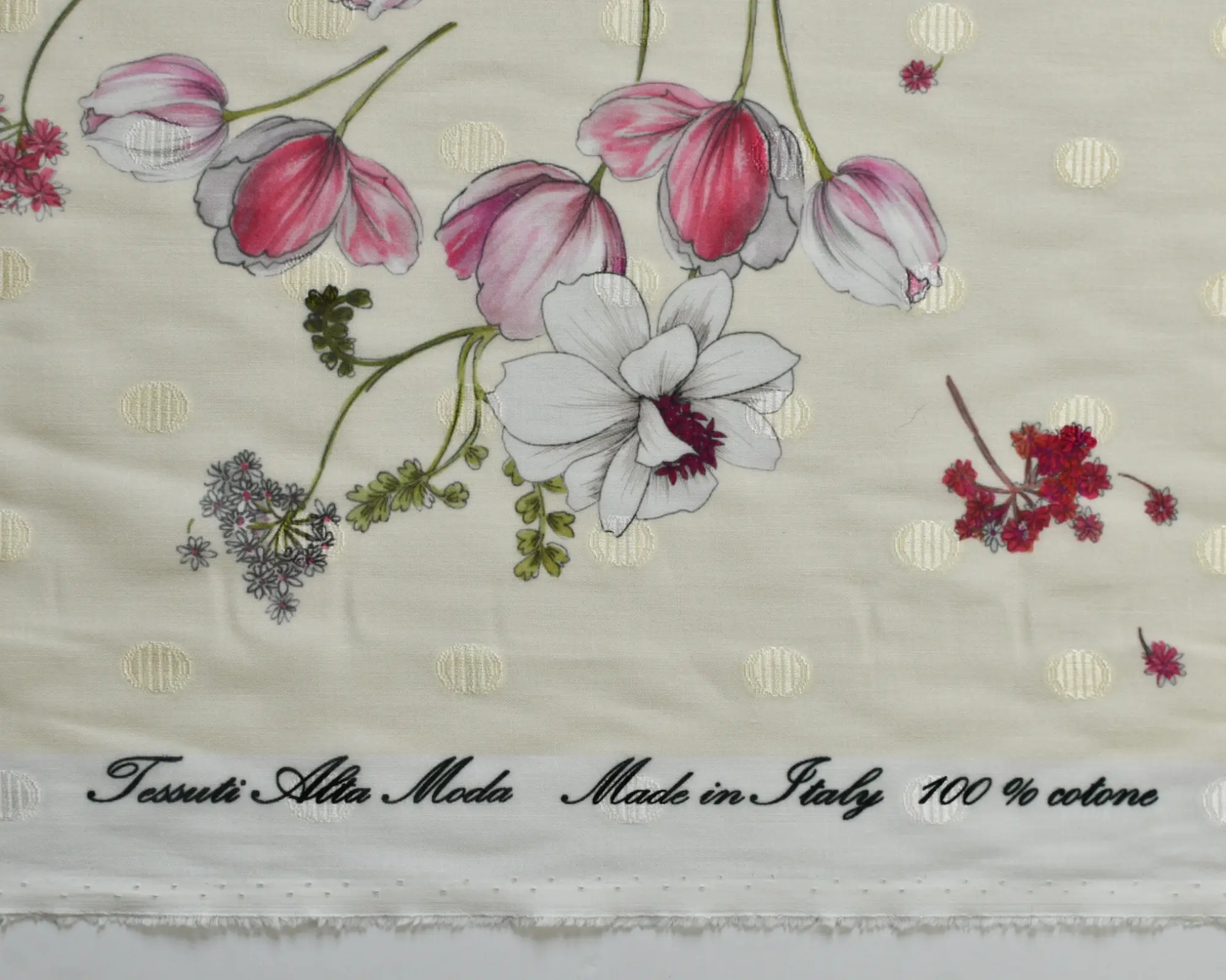 Cotton Fil Coupe - Tulip Print - Image 5