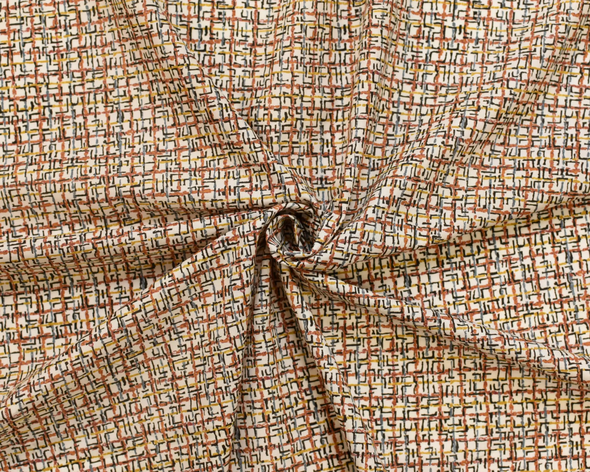 Designer Cotton Lawn - Warm Tone Check