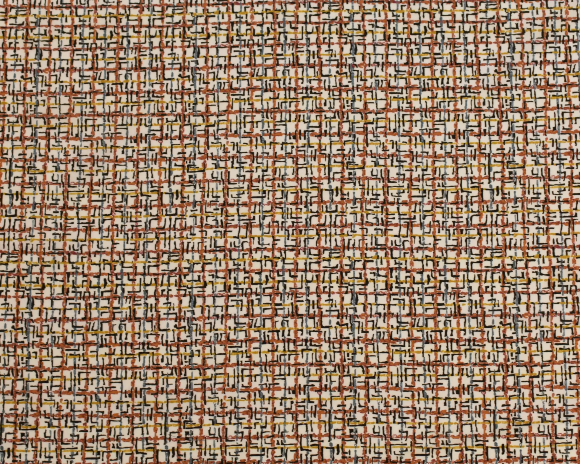 Designer Cotton Lawn - Warm Tone Check - Image 2