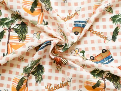 Cotton Lawn - Vacation Print