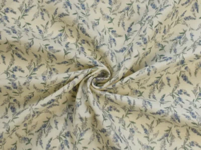 Sevenberry Cotton Double Gauze - Lavender Print