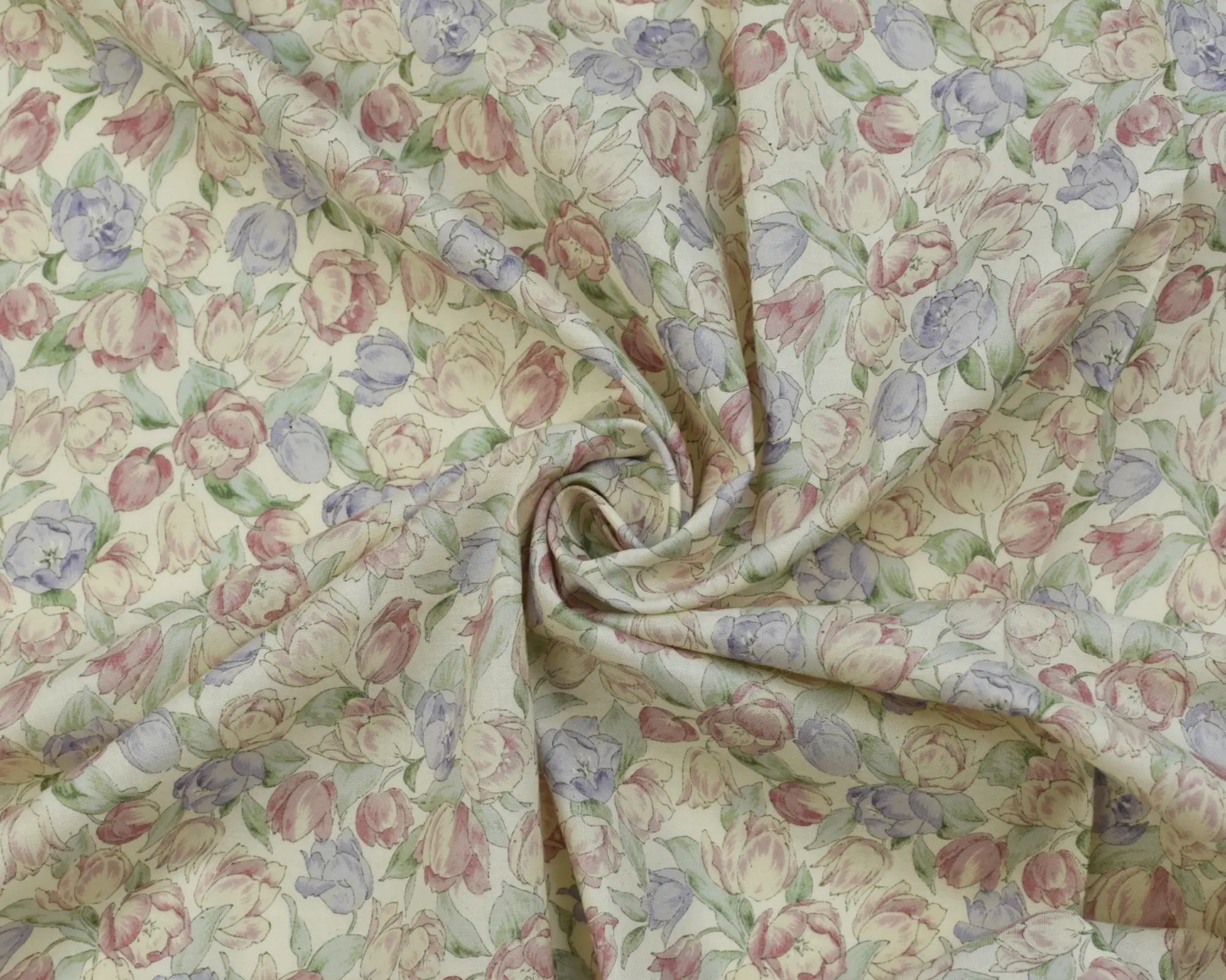 Sevenberry Cotton Shirting - Tulip Print